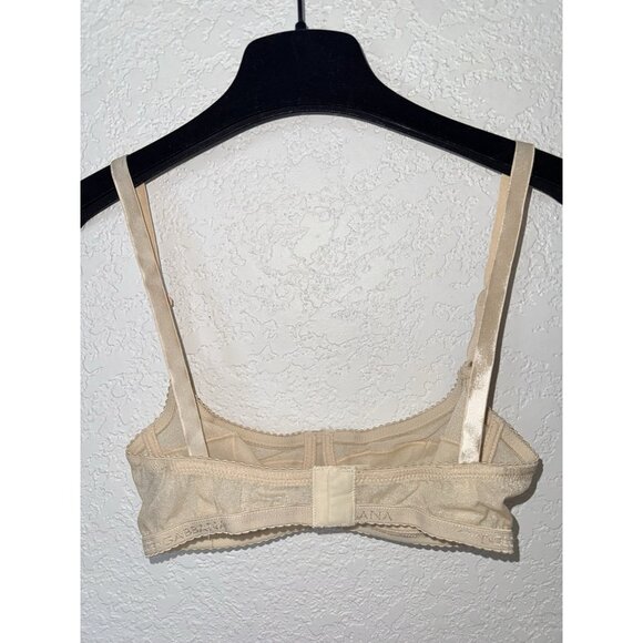 Dolce & Gabbana Intimo Shimmer Bra Size 32 Made In Italy XS/S NEW Nude 1A - Picture 5 of 9
